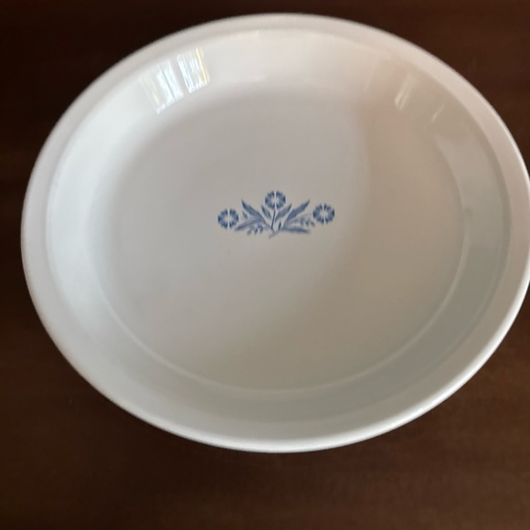 Classic White Ceramic Bowl with Blue Floral Design - Picture 1 of 3
